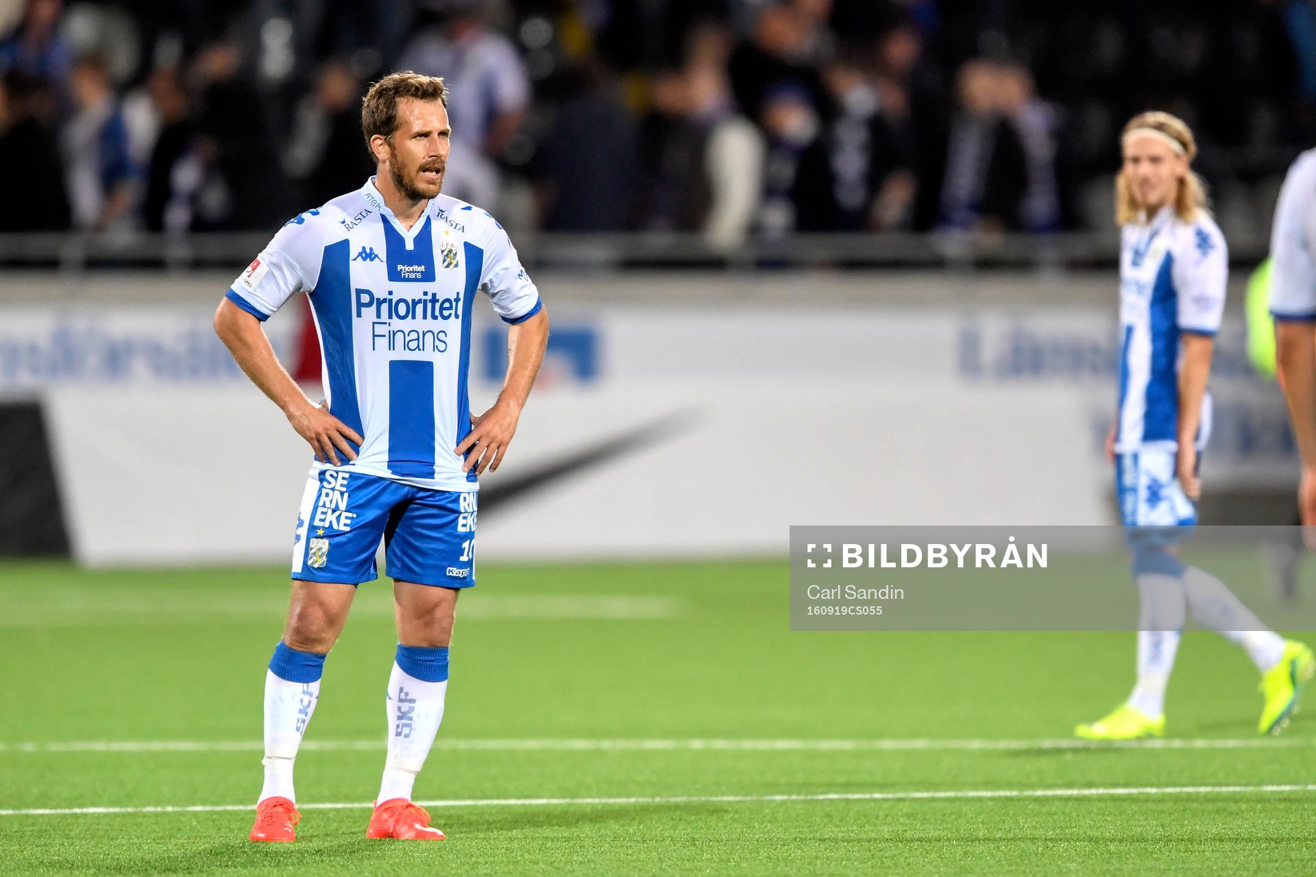 IFK Göteborgs Tobias Hysén och Elias Mar Omarsson deppar
