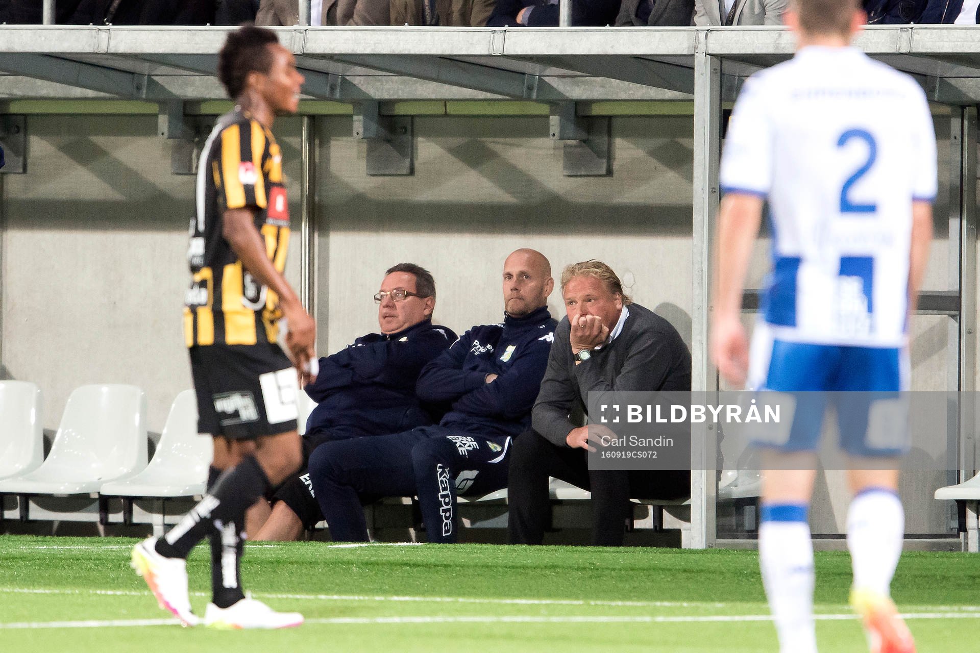 IFK Göteborgs tränare Jörgen Lennartsson deppar