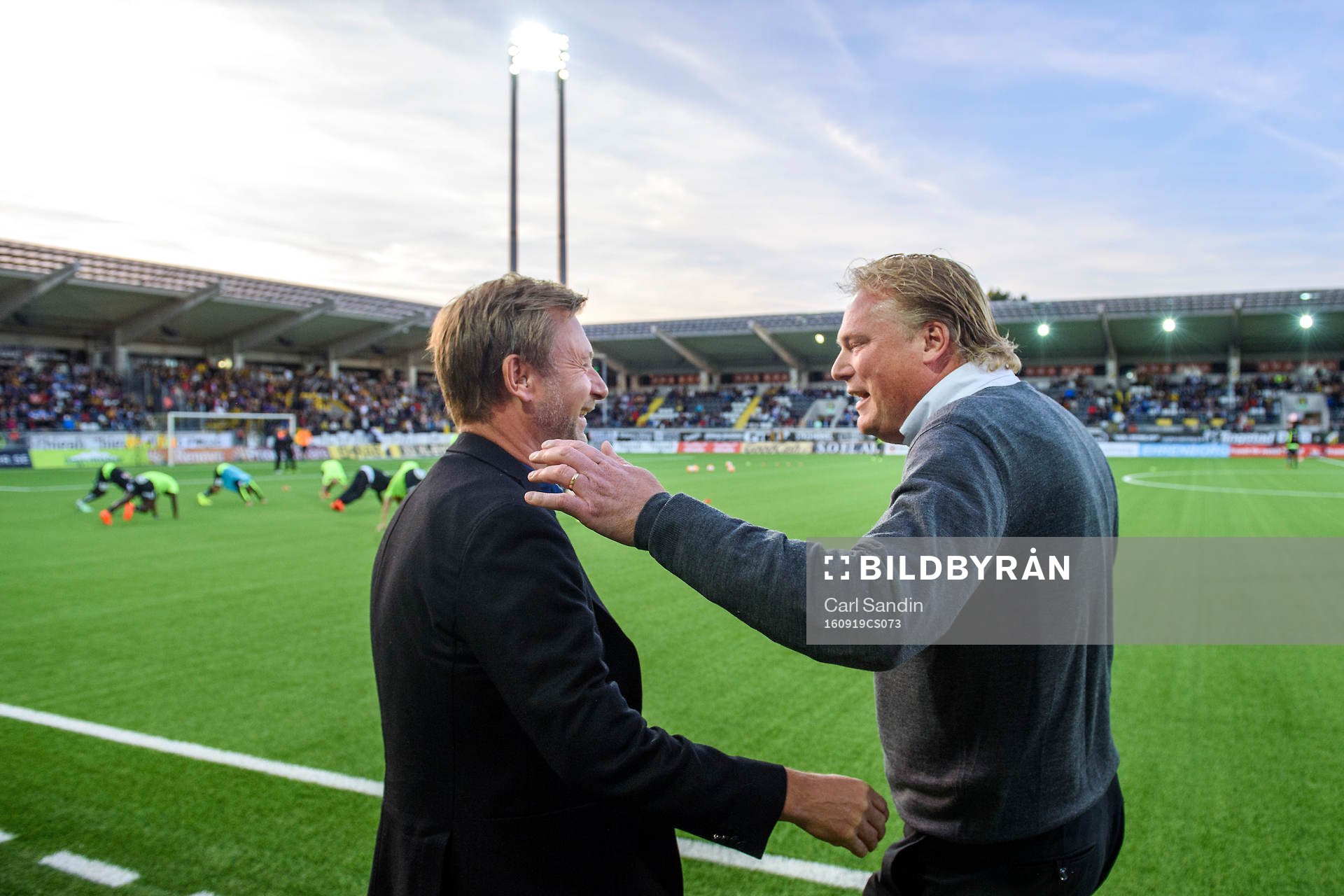 Häckens tränare Peter Gerhardsson och IFK Göteborgs