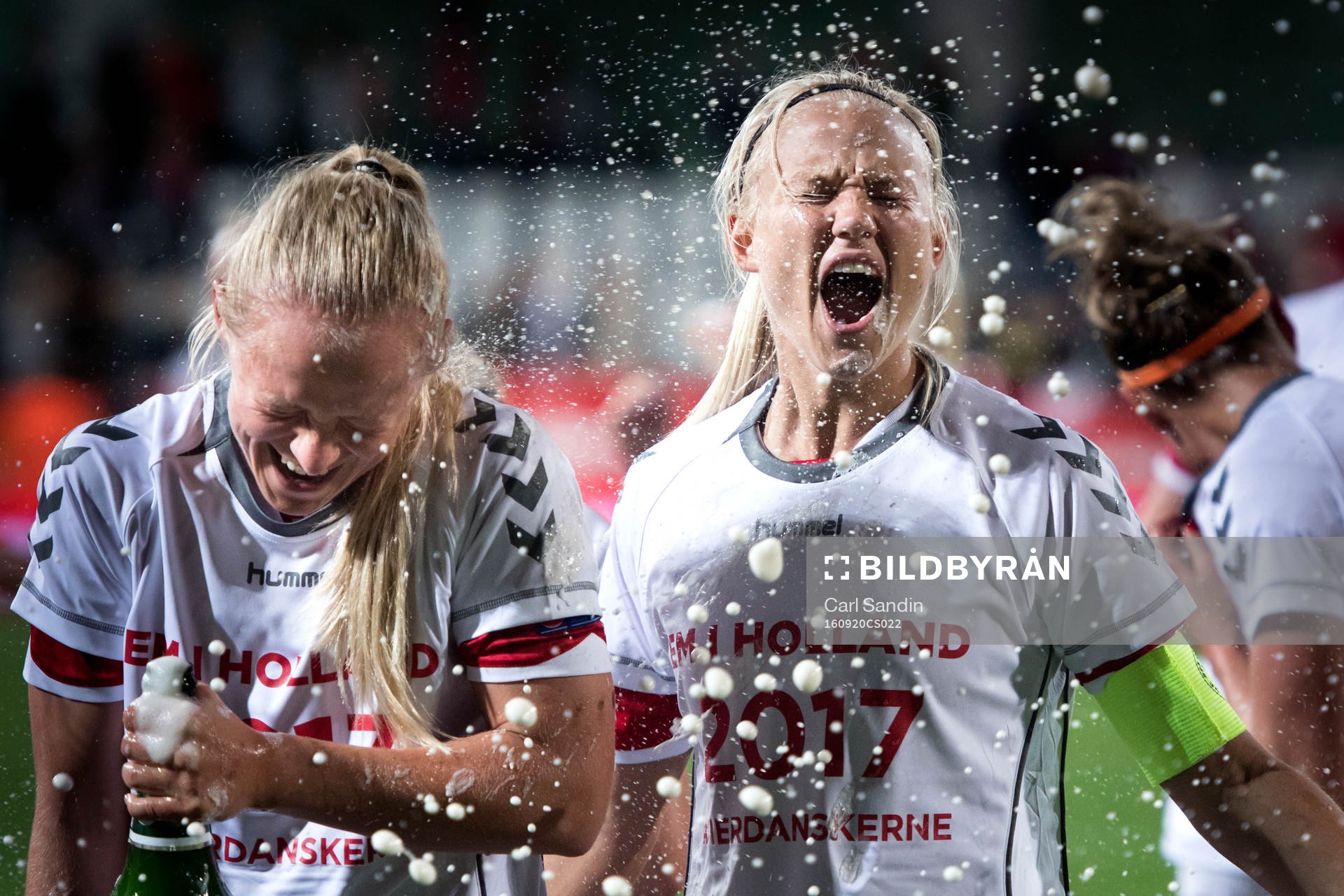 Danmarks Pernille Harder jublar