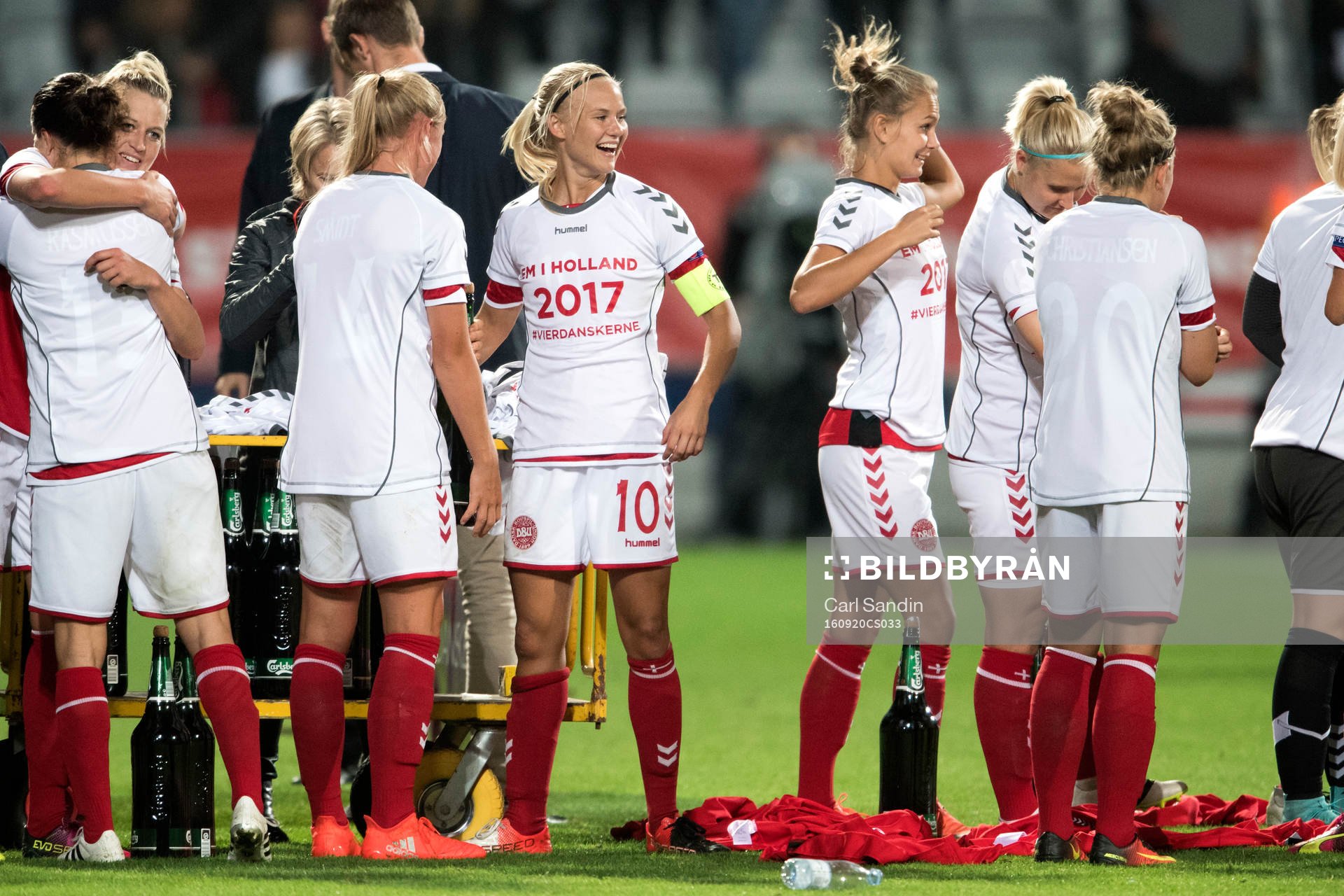 Danmarks Pernille Harder jublar