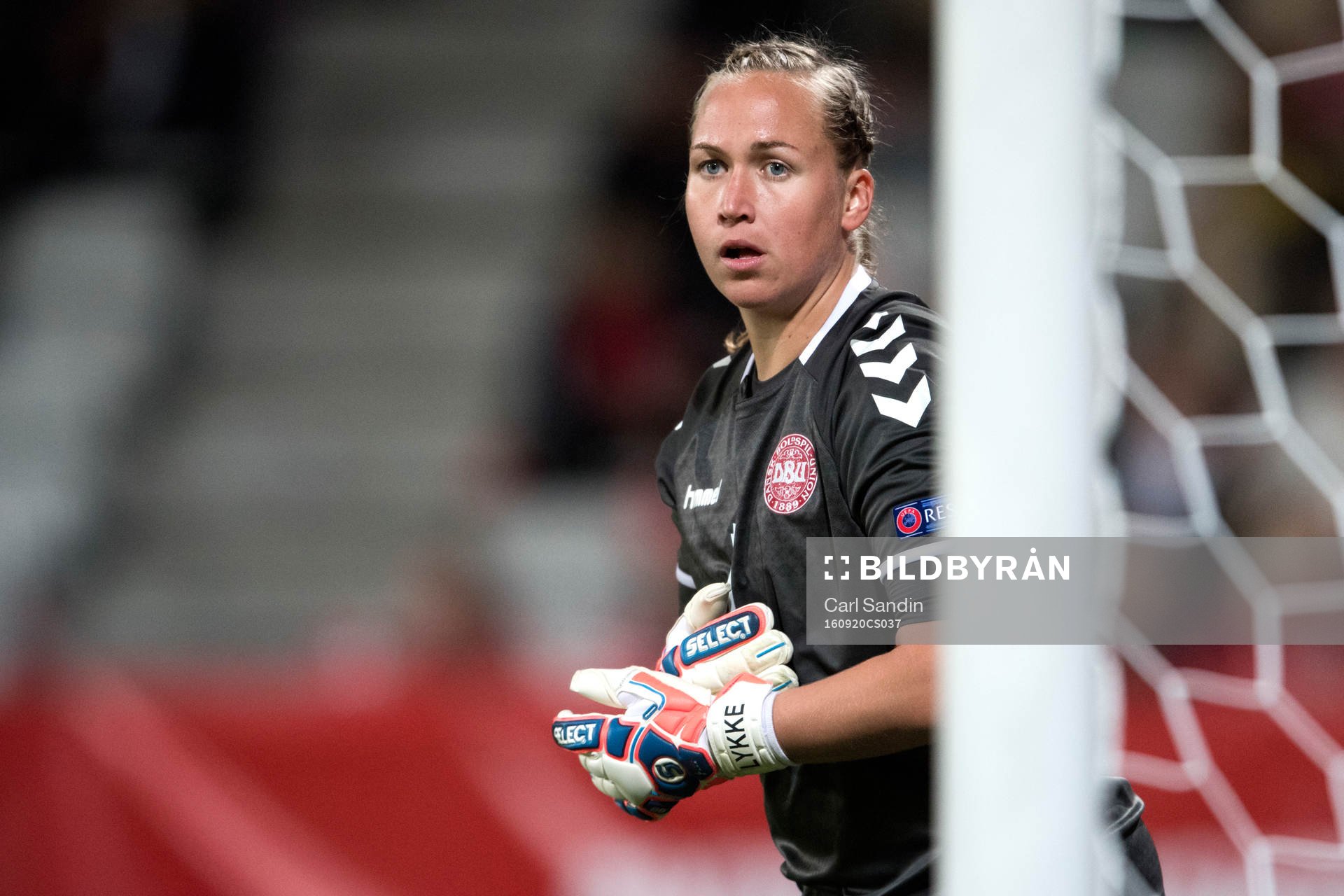 Danmarks målvakt Stina Petersen