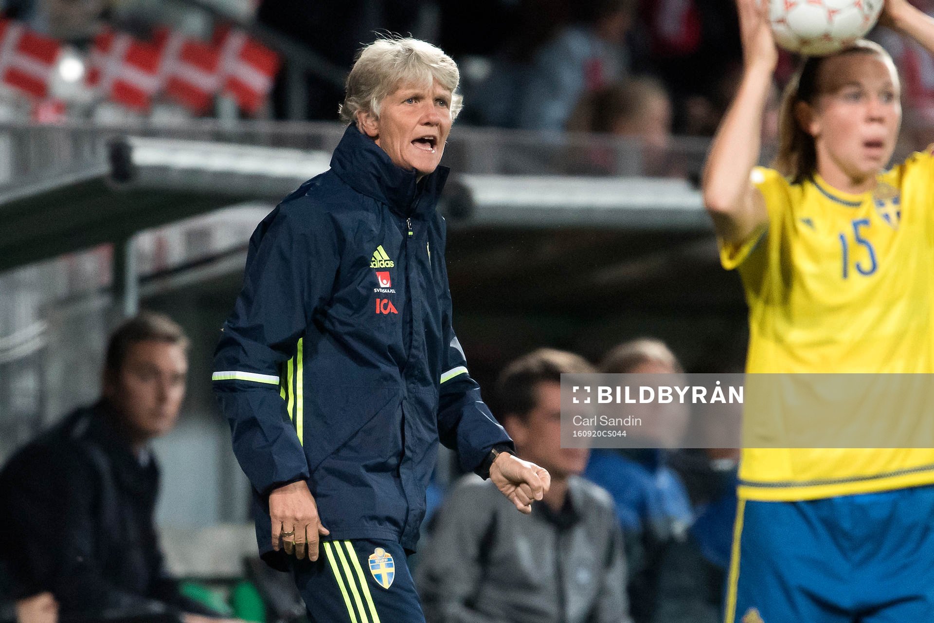 Sveriges förbundskapten Pia Sundhage