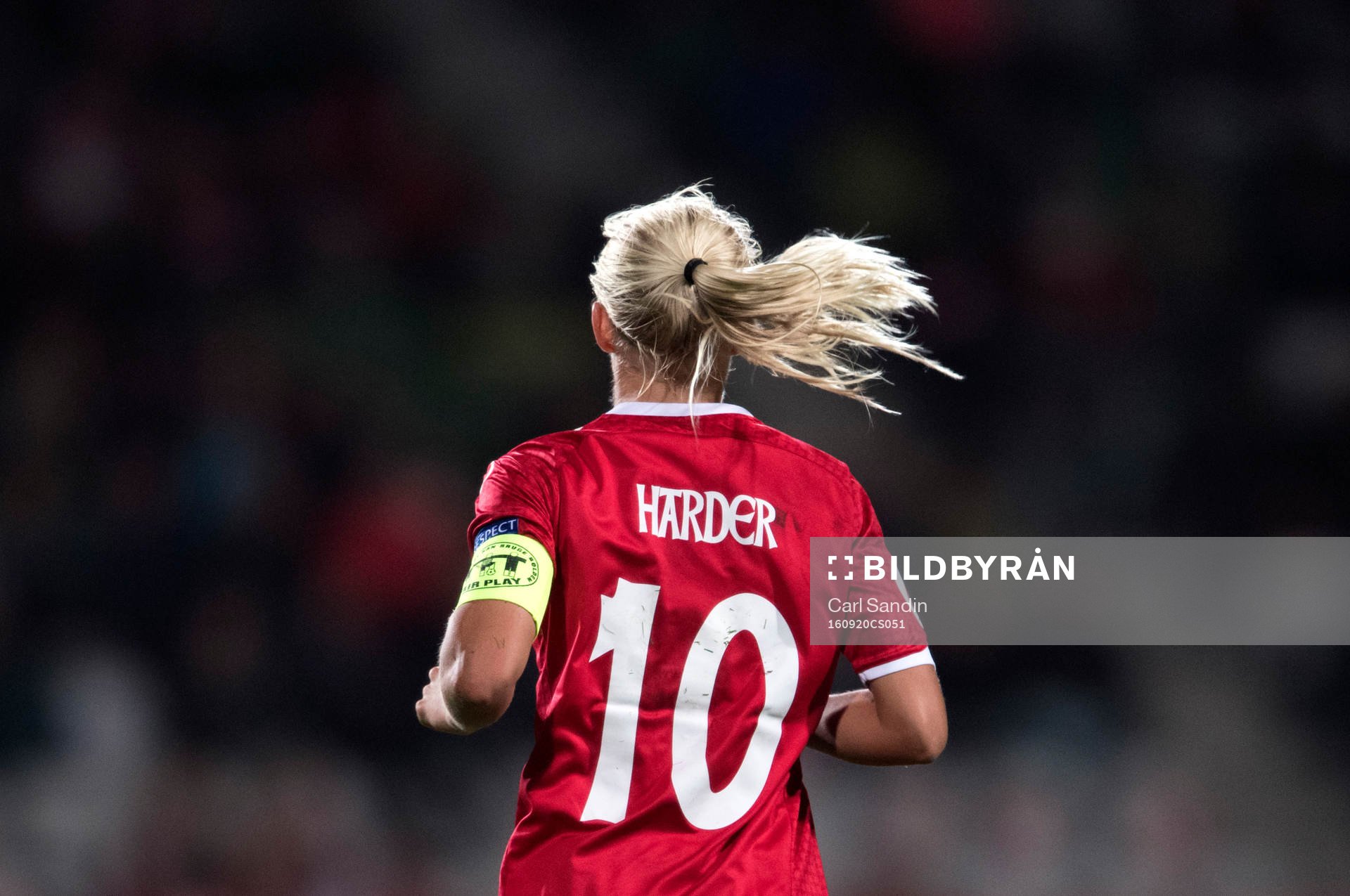 Ryggen på Danmarks Pernille Harder