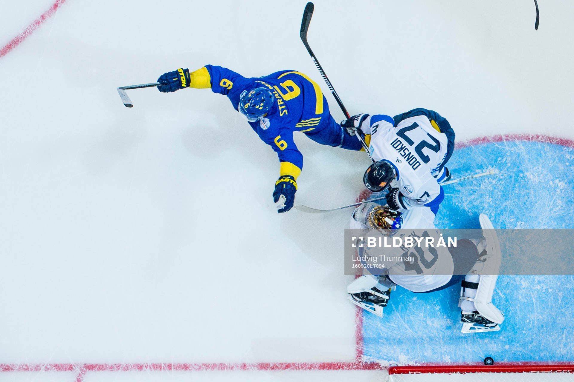 Sveriges Anton Strålman jublar