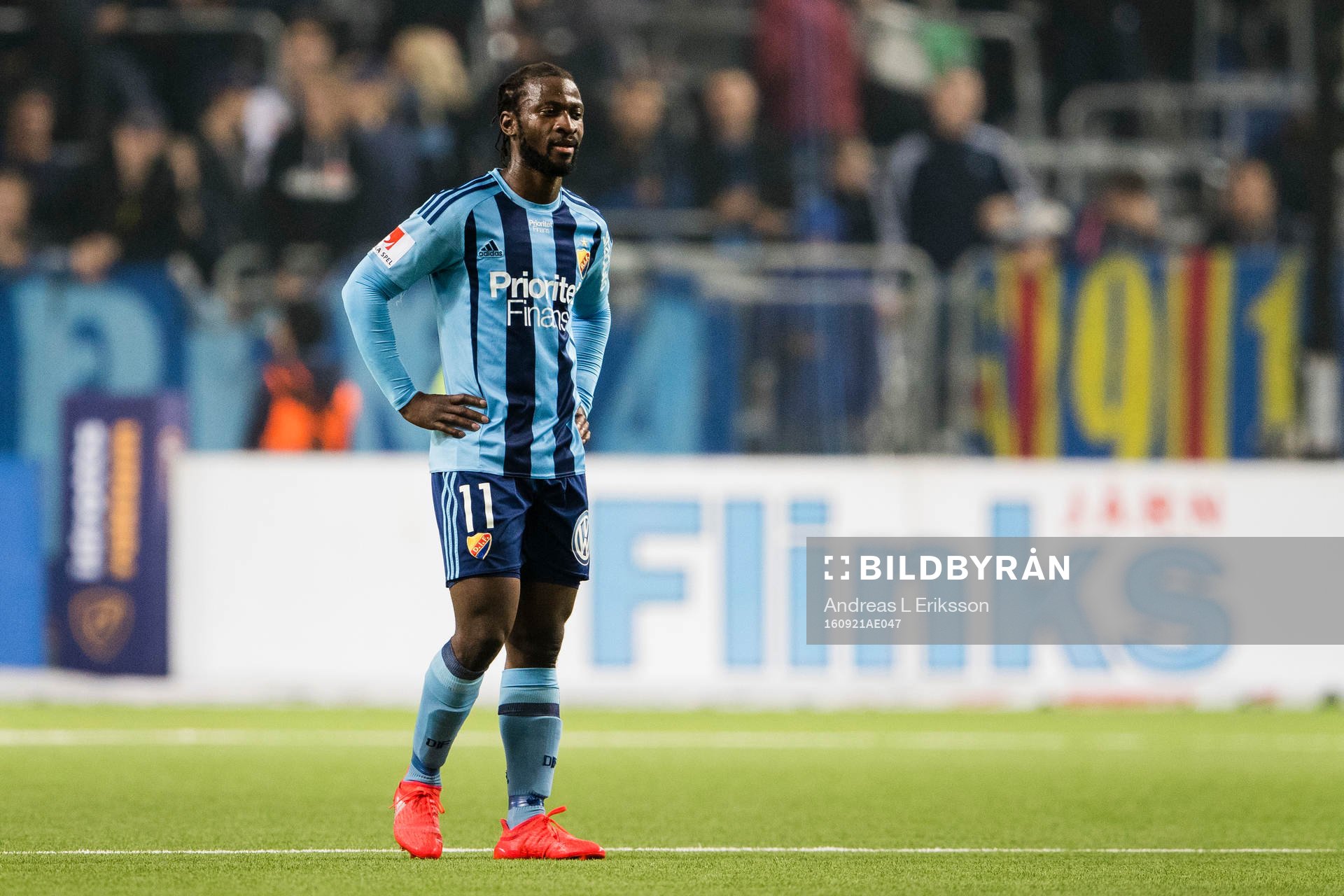 Djurgårdens Amadou Jawo deppar