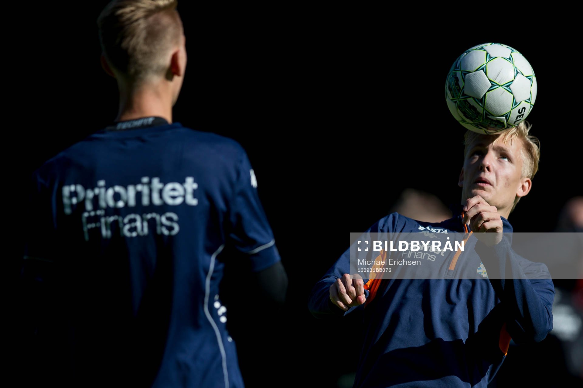 IFK Göteborgs målvakt Pontus Dahlberg och Billy Nordström