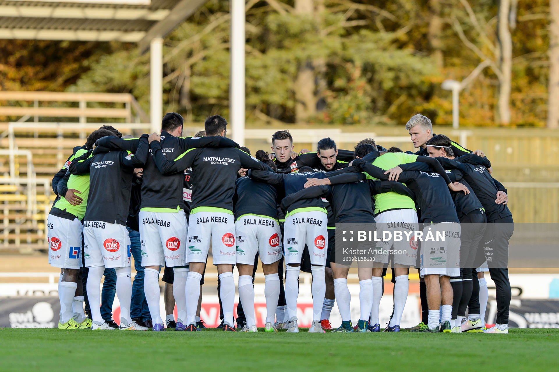 Dalkurds lag före fotbollsmatchen i Superettan mellan