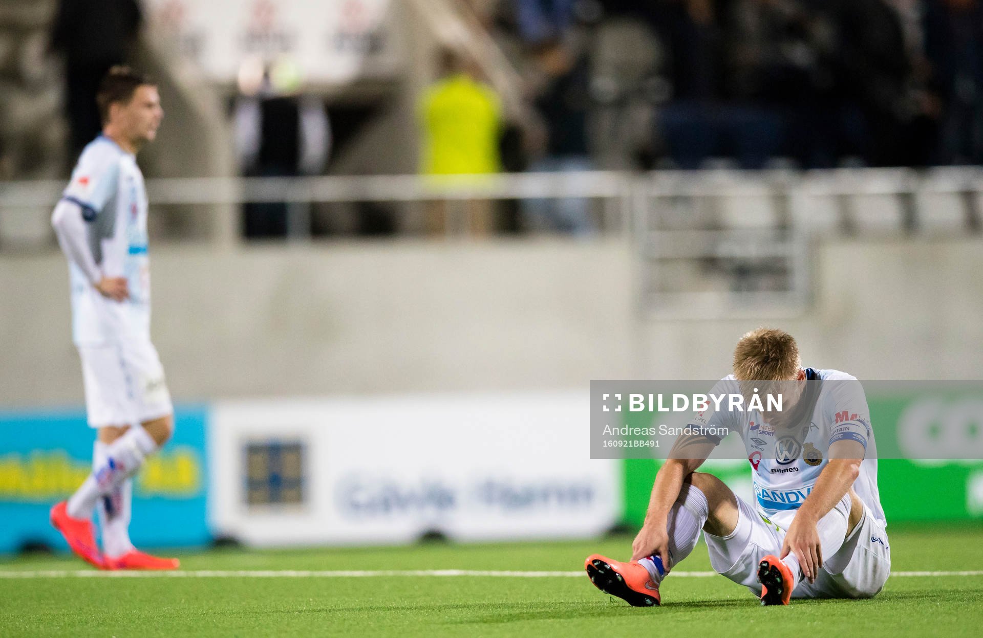 Gefles Robin Nilsson ser deppig ut