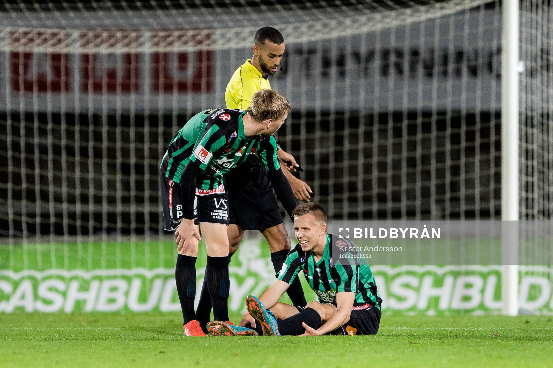 Varbergs Ivan Näsberg har ont