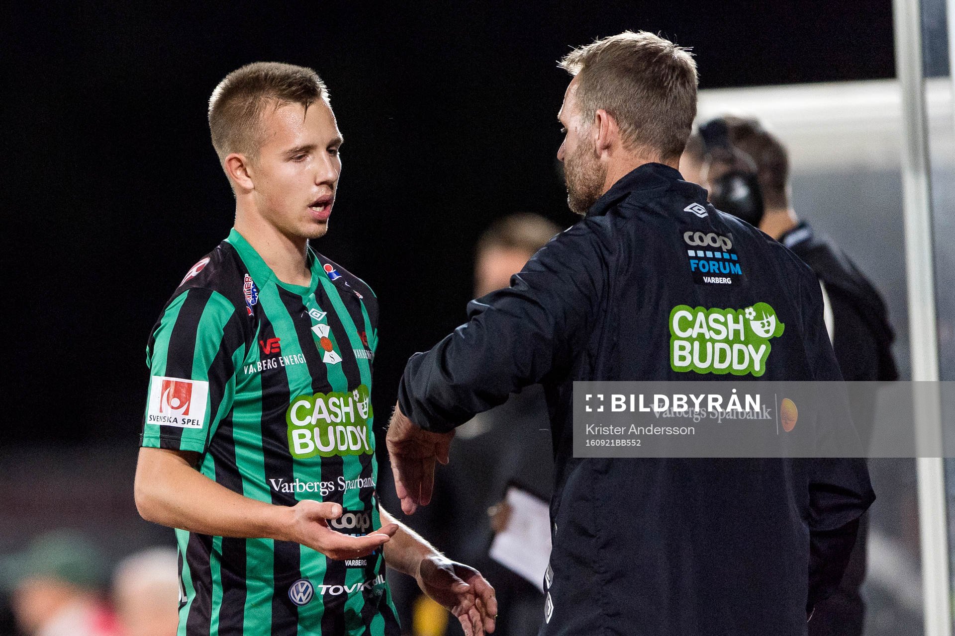Varbergs Ivan Näsberg blir utbytt