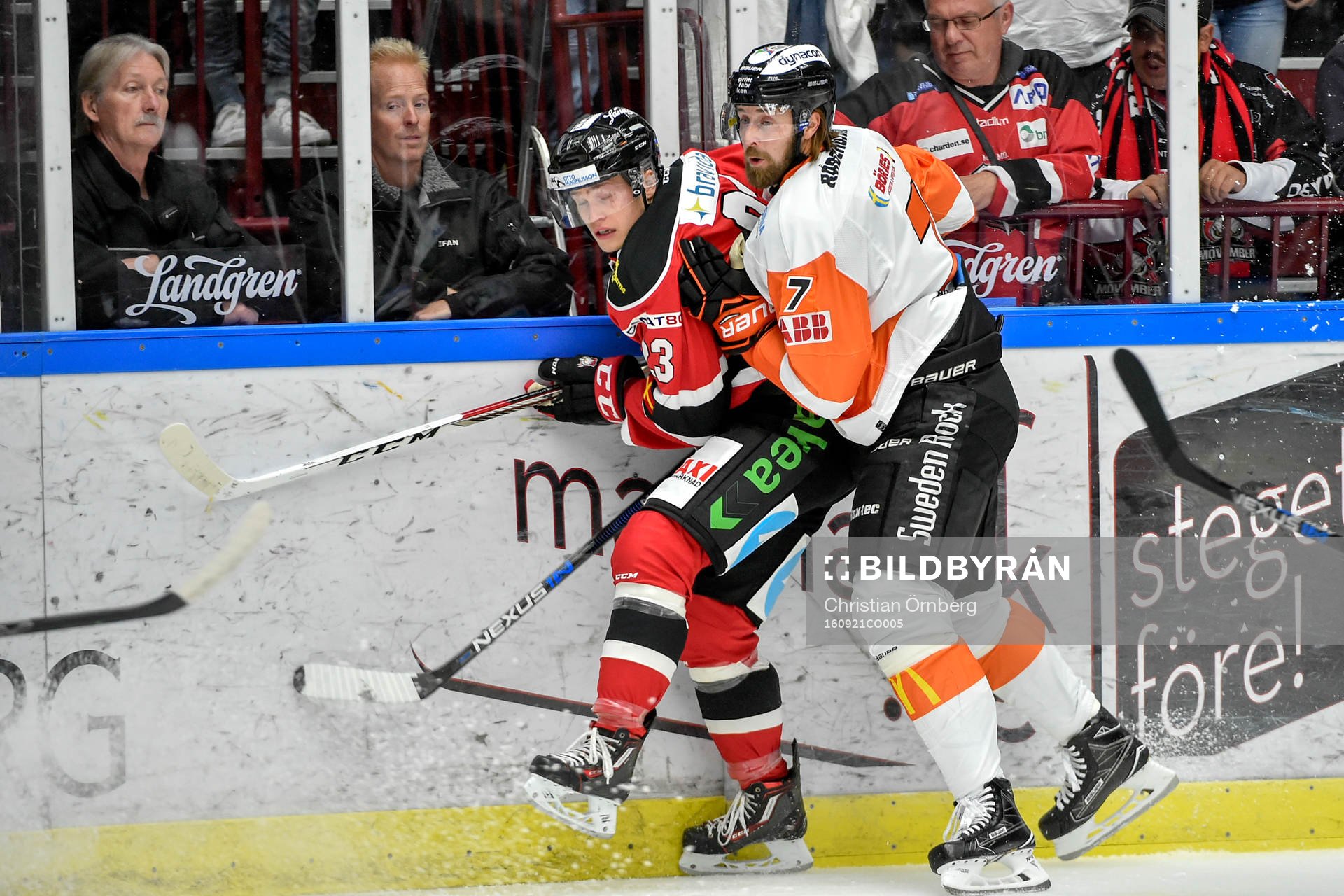 Karlskronas Mattias Karlsson och Malmö Redhawks
