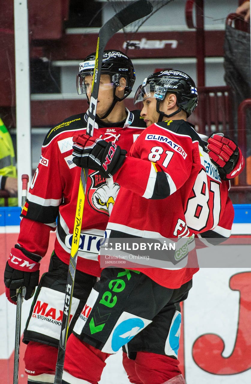 Malmö Redhawks Ilari Filppula jublar
