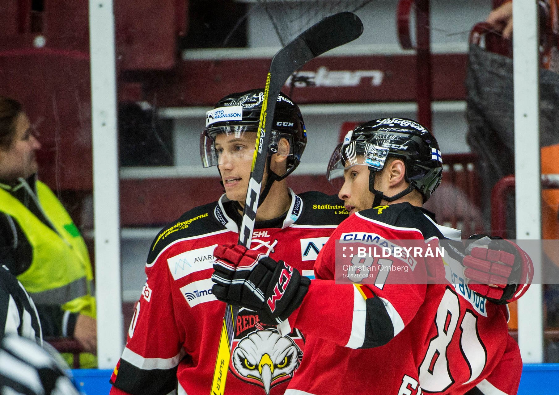 Malmö Redhawks Ilari Filppula jublar