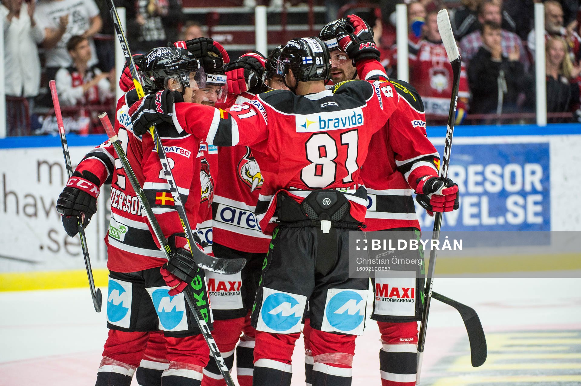 Malmö Redhawks Andreas Thuresson jublar