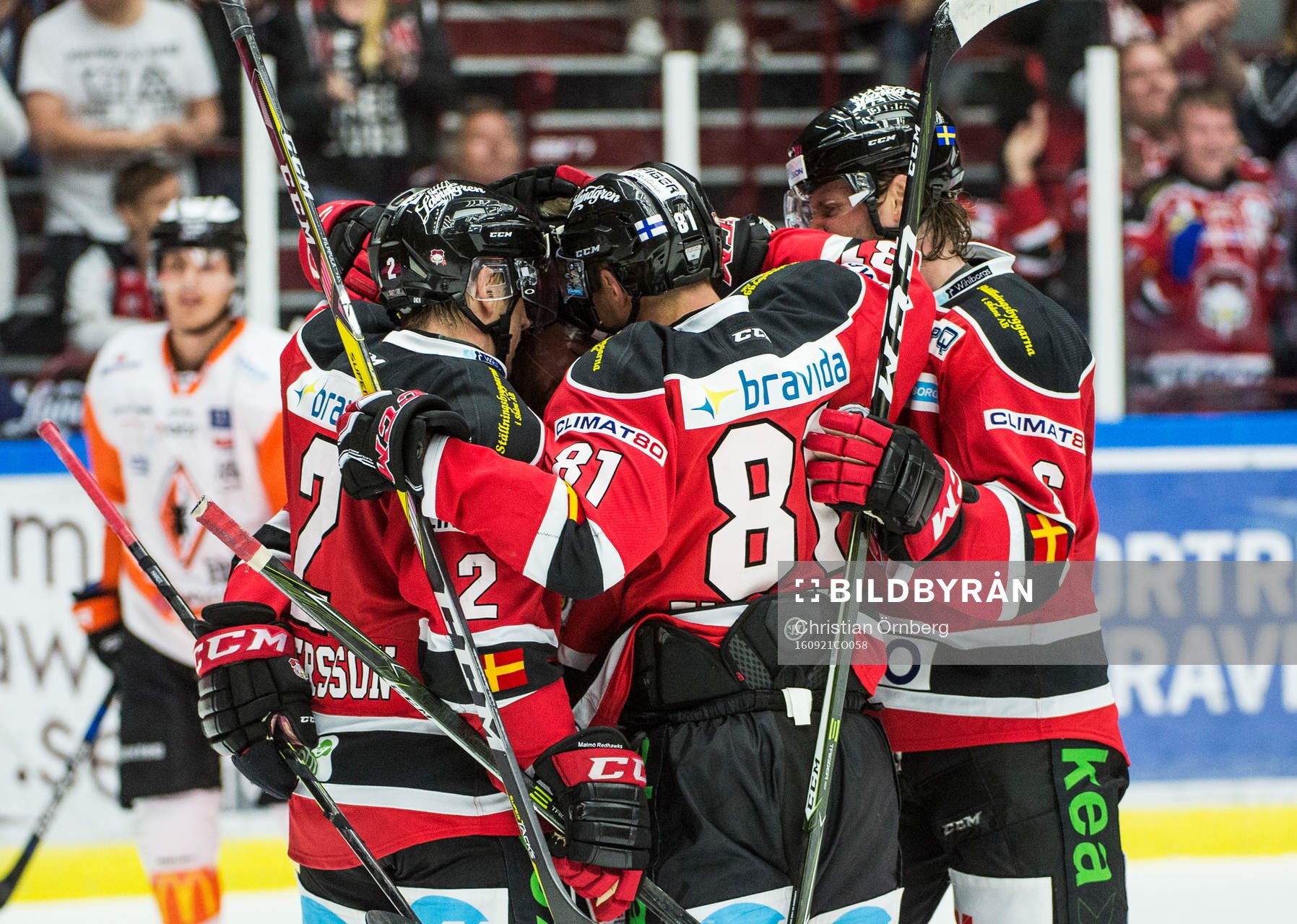 Malmö Redhawks Andreas Thuresson jublar