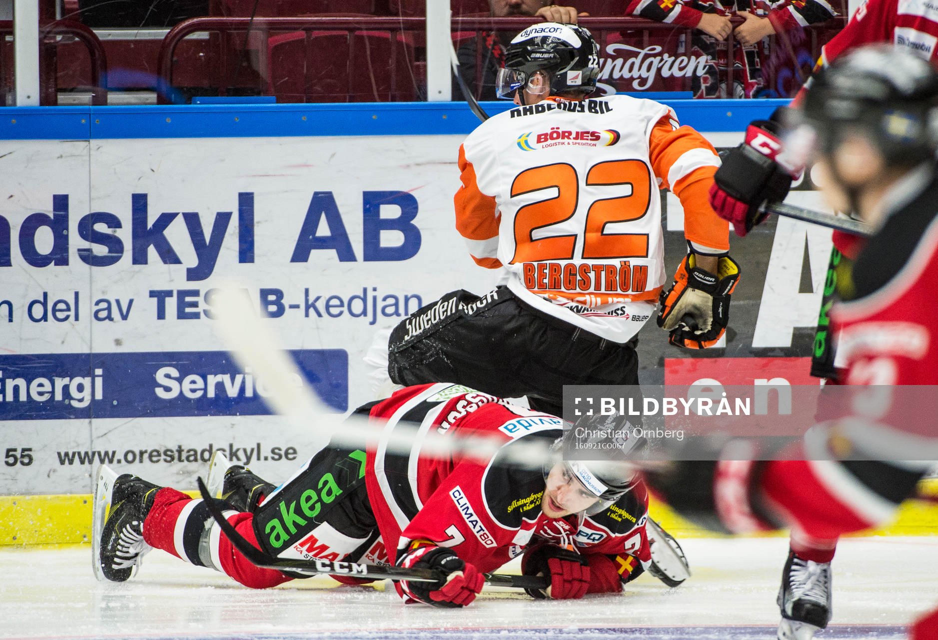 Malmö Redhawks Nils Andersson och Karlskronas Alexander