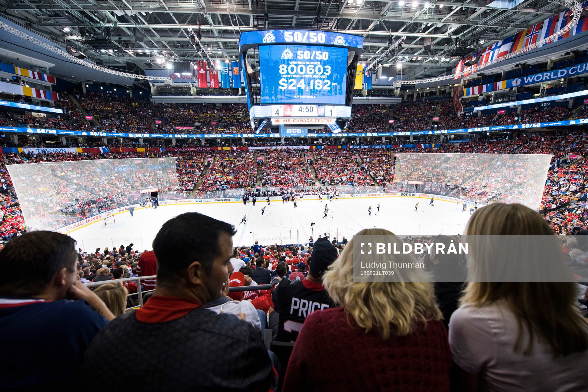 Interiör över Air Canada Center