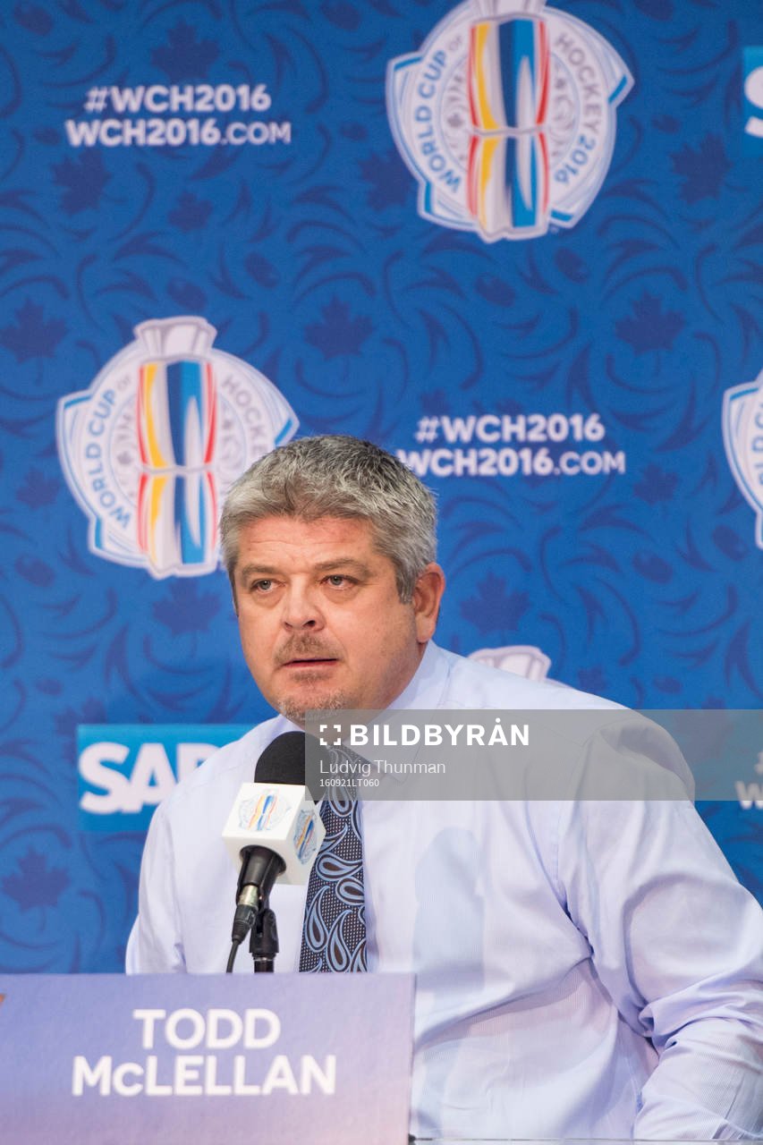 Nordamerikas förbundskapten Todd McLellan