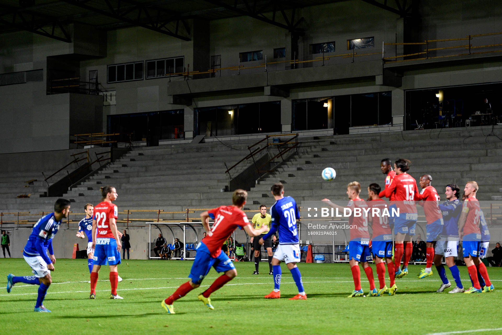 Sundsvalls Lars Christian Krogh Gerson gör 0-1 på frispark