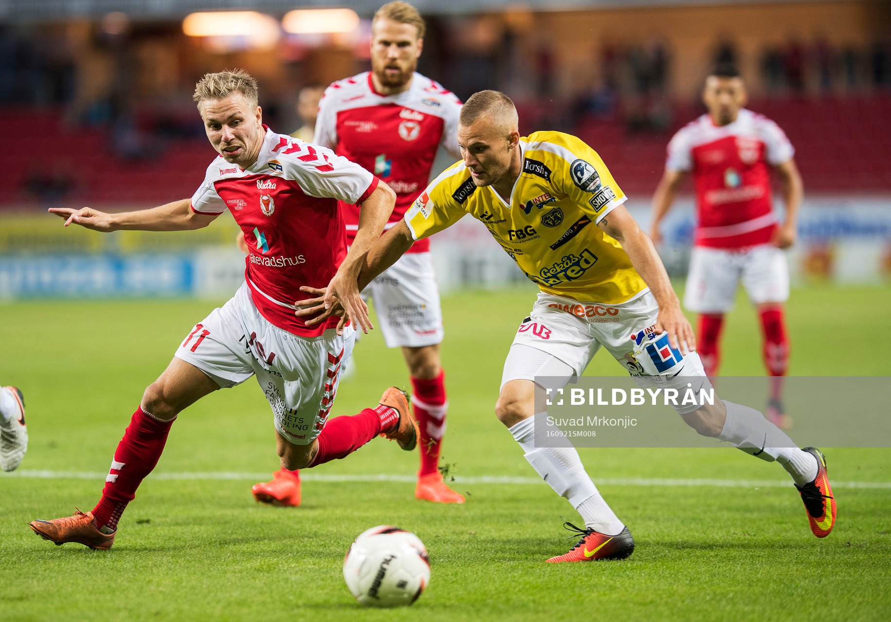 Kalmars Jonathan Ring och Falkenbergs Rasmus Sjöstedt