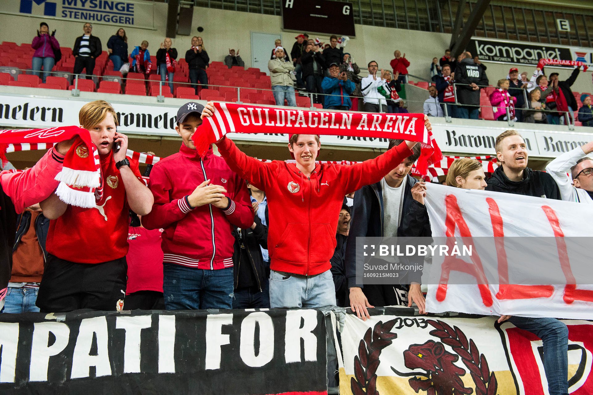 Kalmarfans jublar