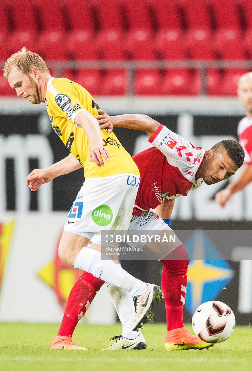 Kalmars Ismael Silva Lima och Falkenbergs Per Karlsson