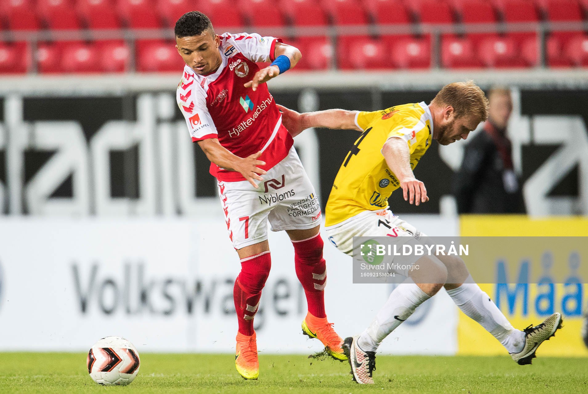 Kalmars Ismael Silva Lima och Falkenbergs Per Karlsson