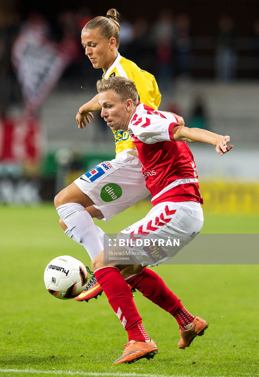 Kalmars Jonathan Ring och Falkenbergs Jesper Karlsson
