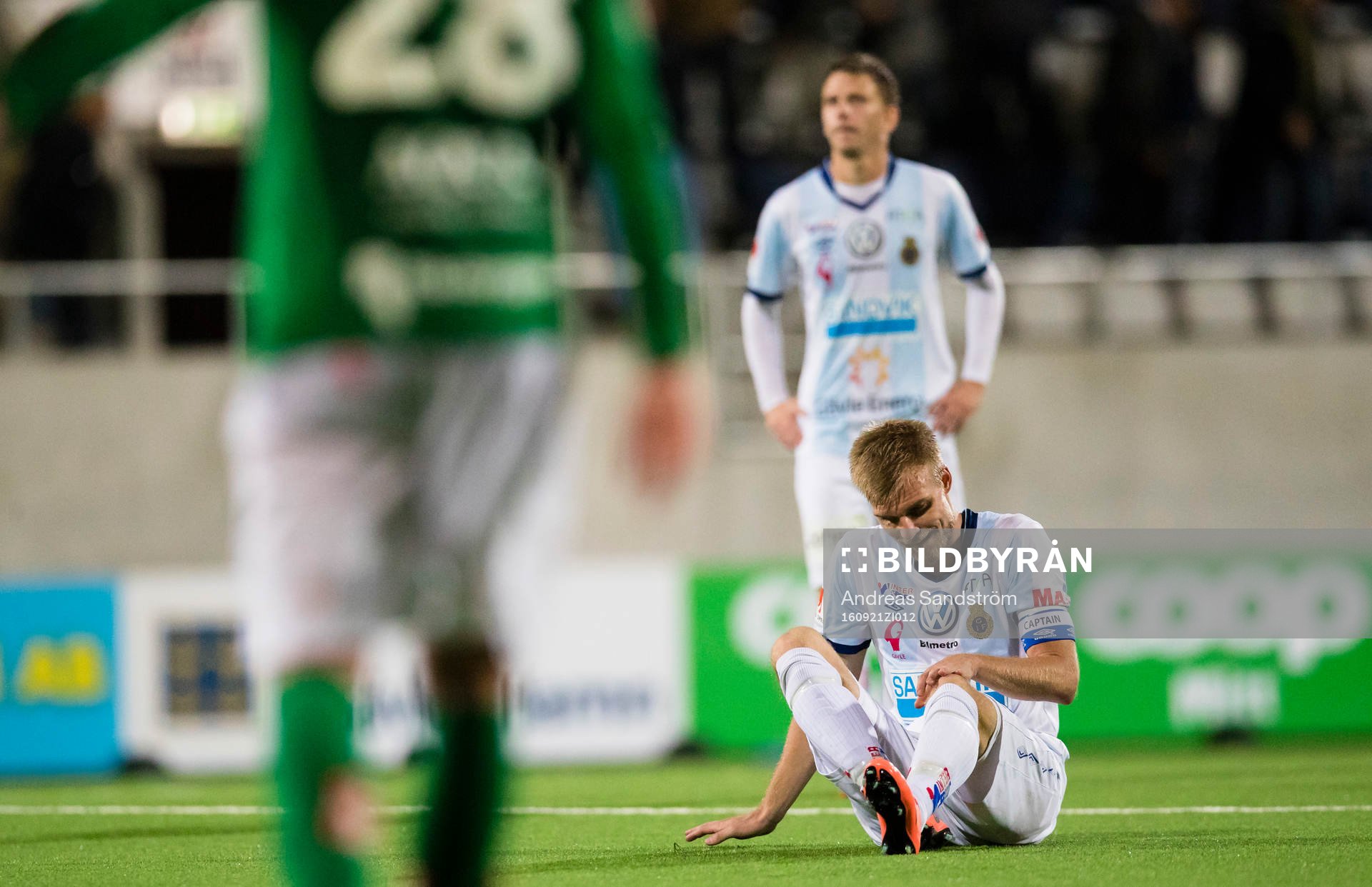 Gefles Robin Nilsson ser deppig ut
