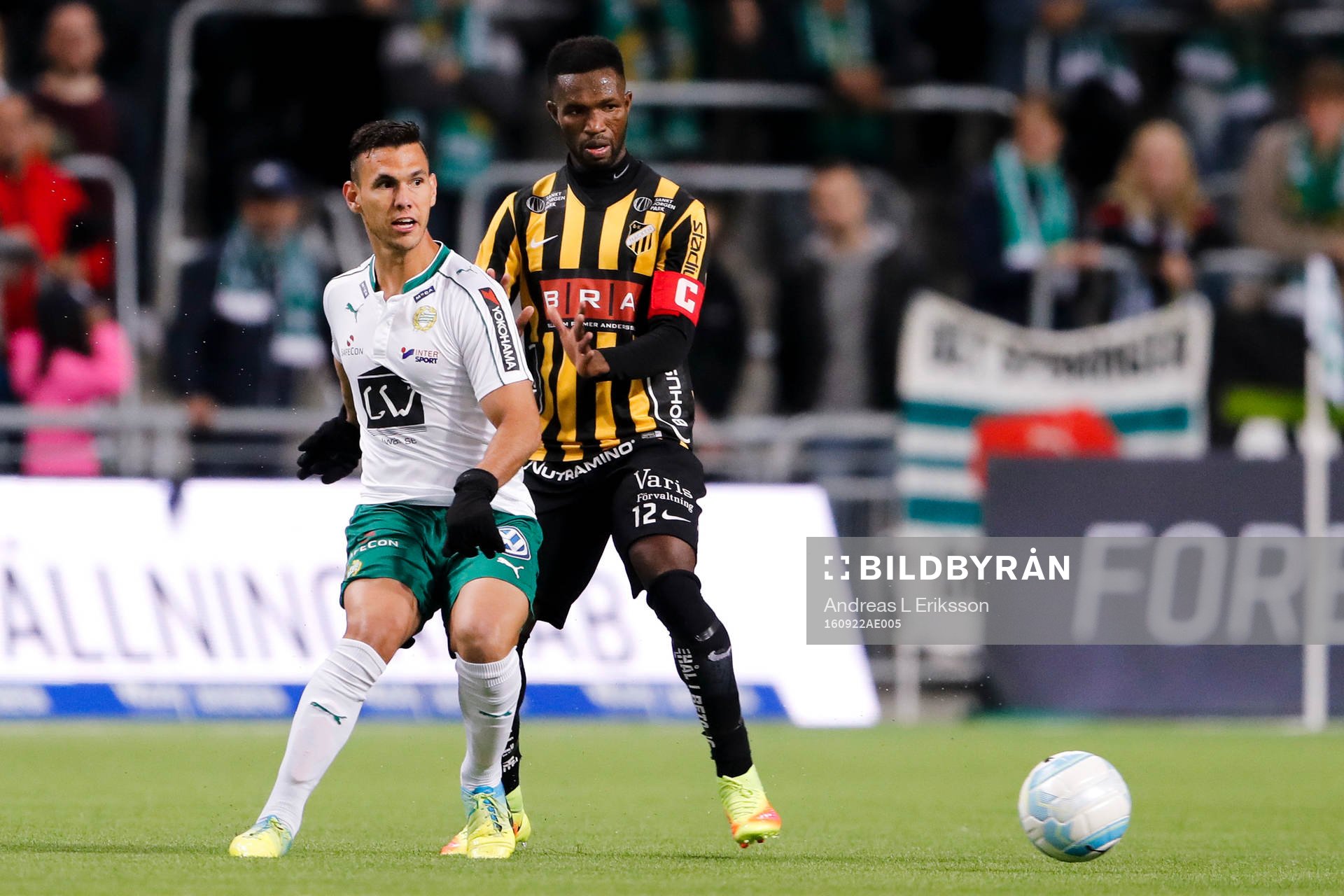 Hammarbys Alexssander Medeiros de Azeredo och Häckens