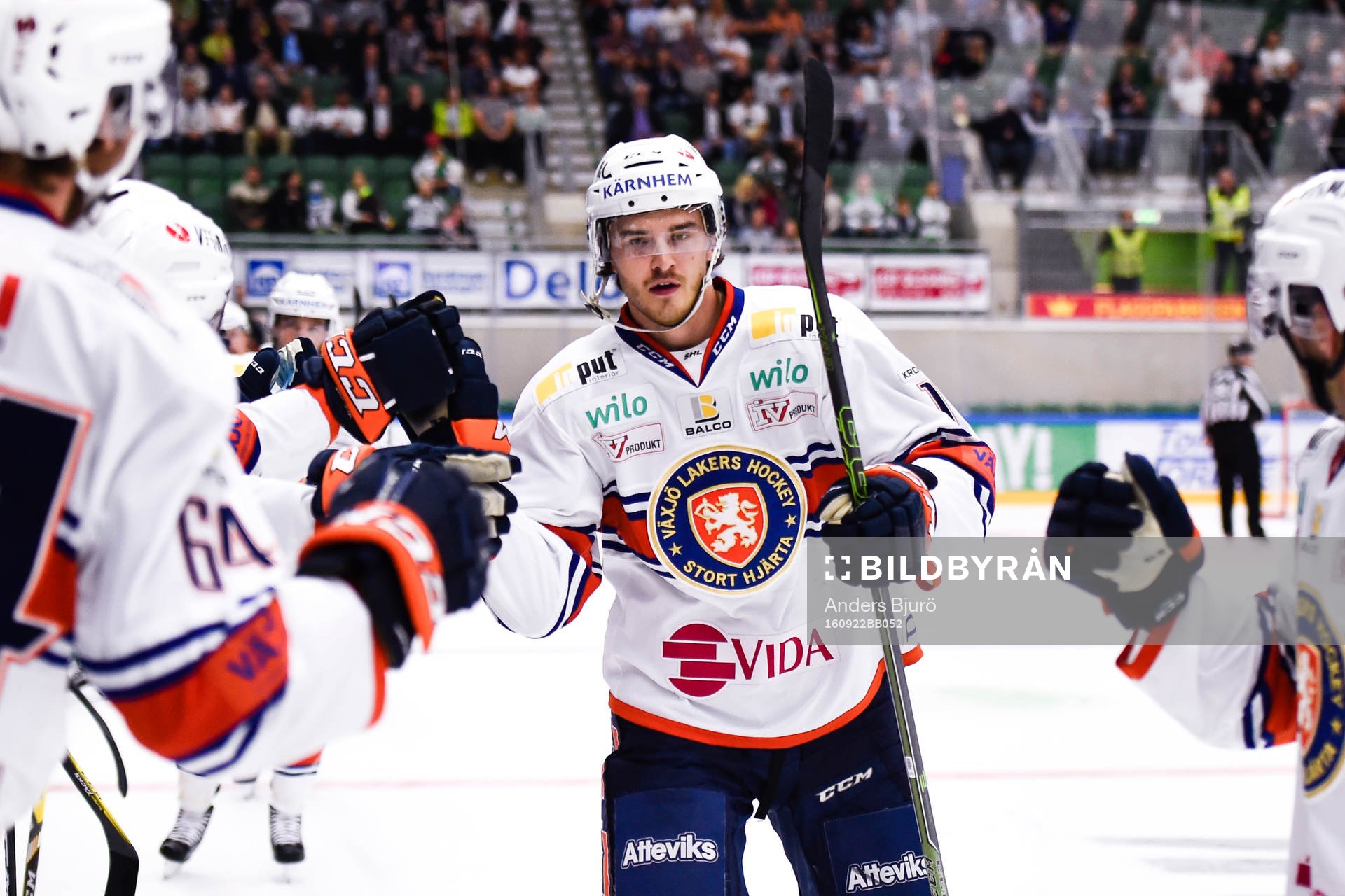 Rögles Timothy Liljegren jublar