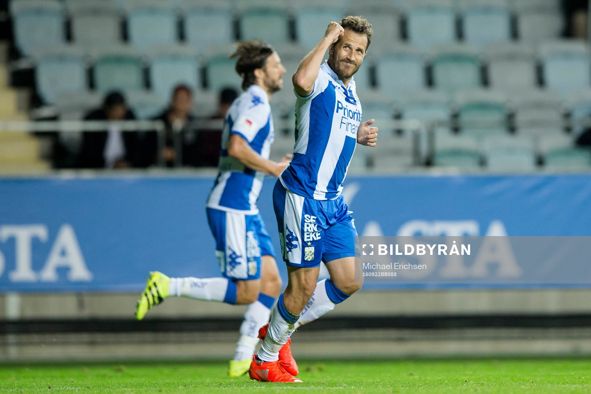 IFK Göteborgs Tobias Hysén jublar