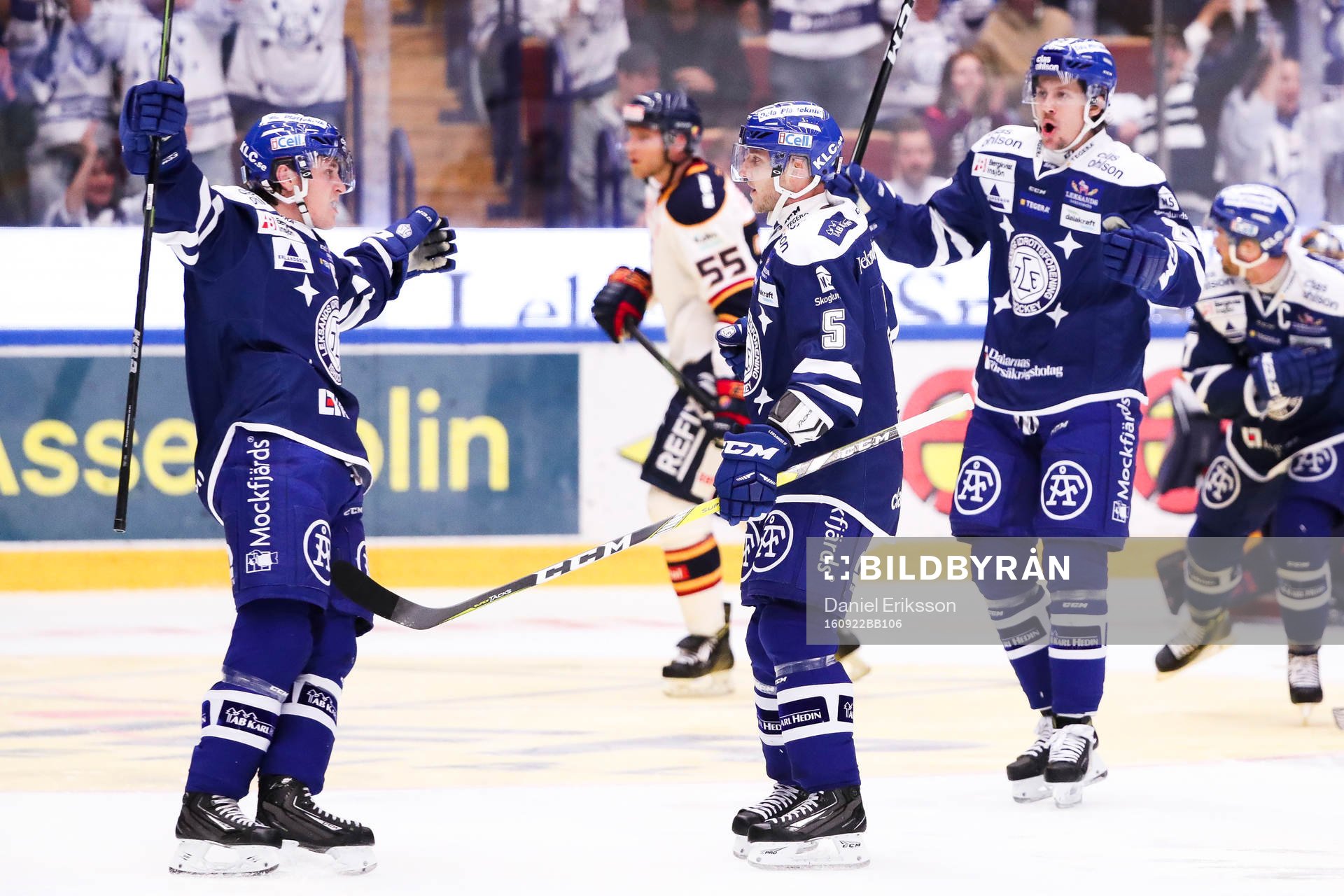 Leksands Fredrik Forsberg jublar
