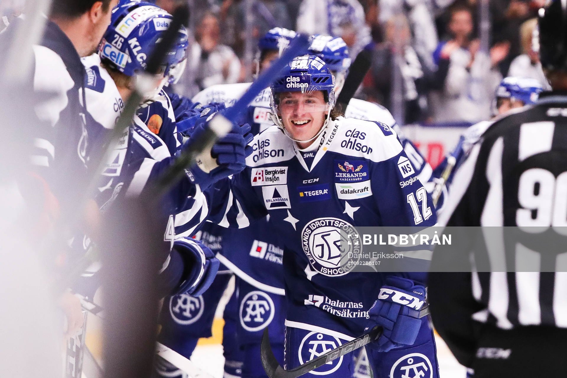 Leksands Fredrik Forsberg jublar