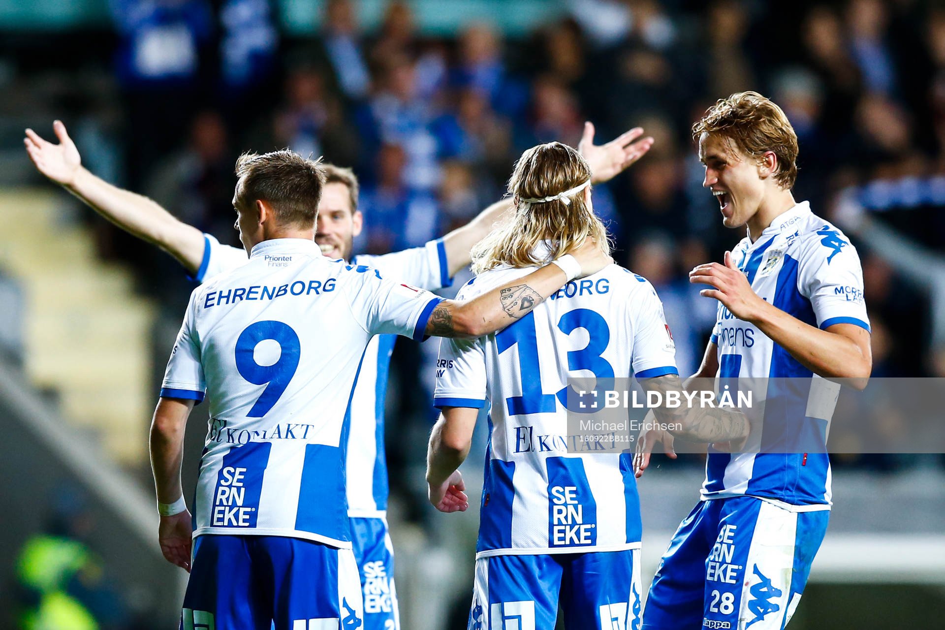 IFK Göteborgs Elias Mar Omarsson jublar