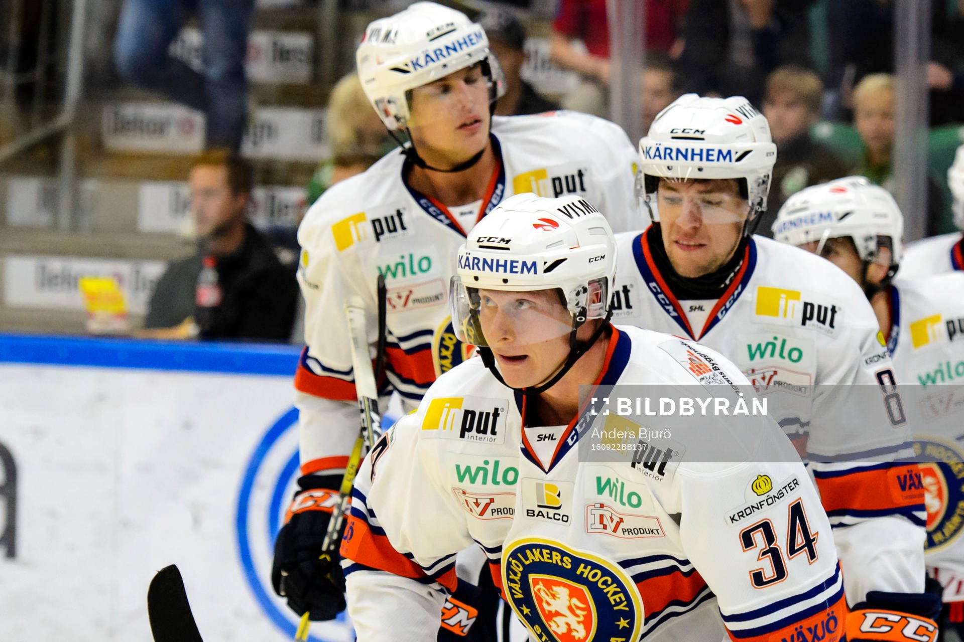 Växjös spelare jublar
