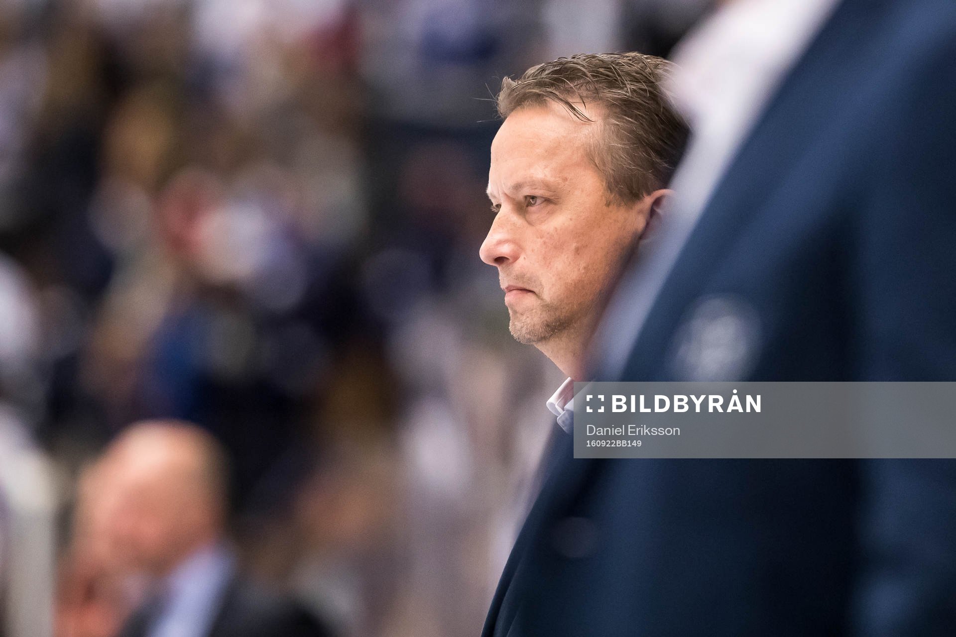 Leksands assisterande tränare Örjan Lindmark   i