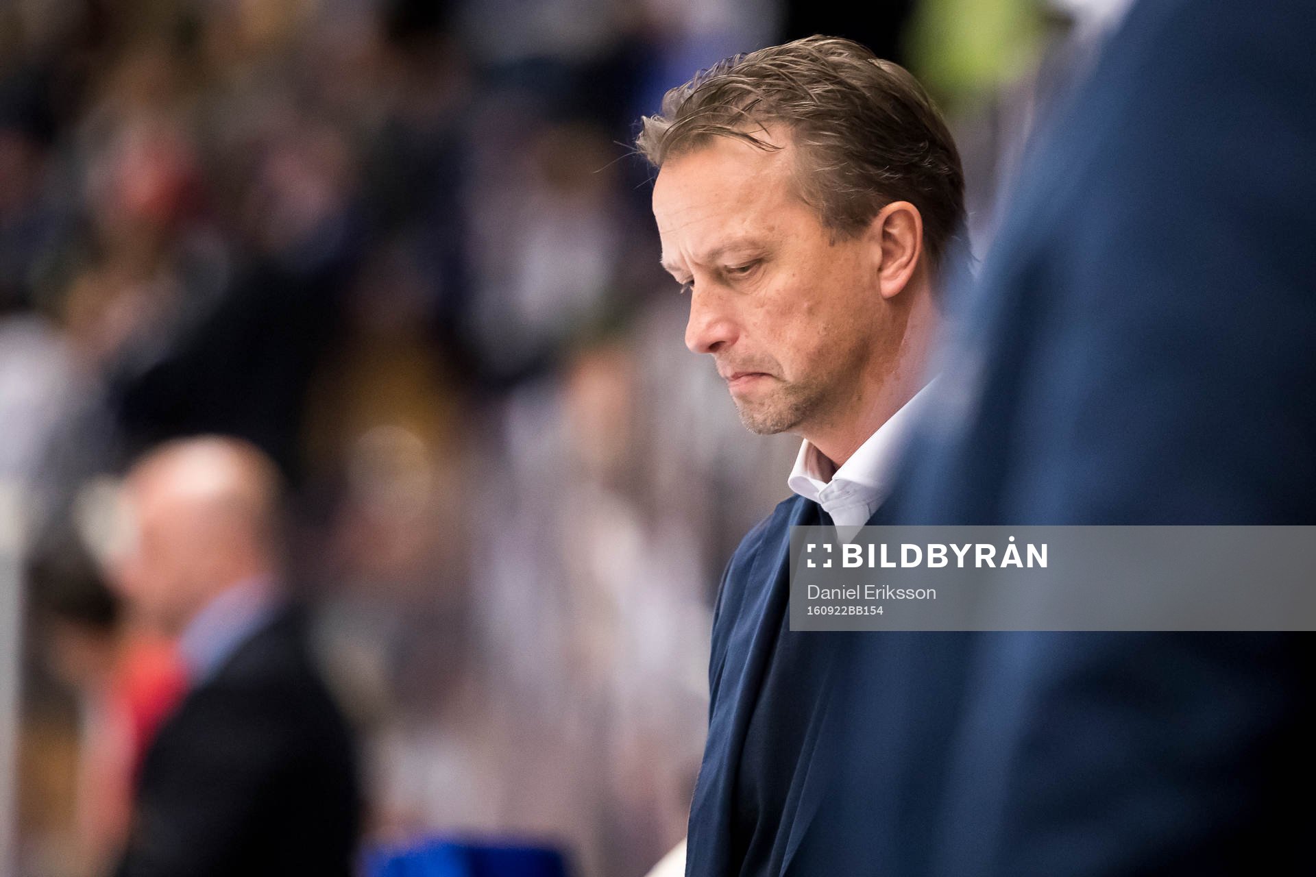 Leksands assisterande tränare Örjan Lindmark   i