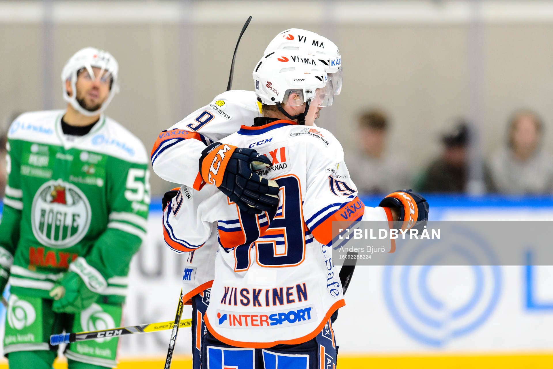 Växjös Tuomas Kiiskinen jublar