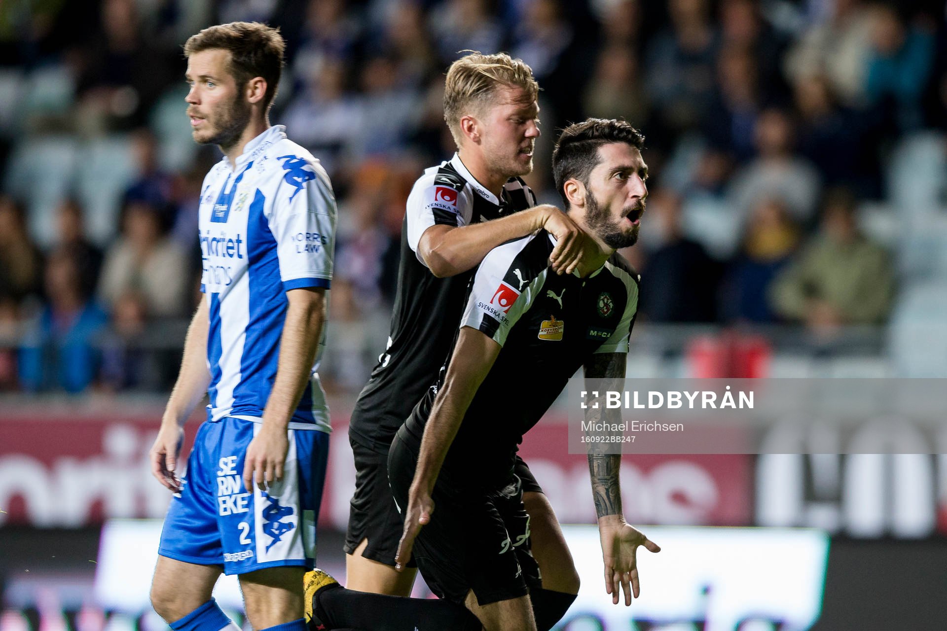 IFK Göteborgs Emil Salomonsson deppar och Örebros Martin