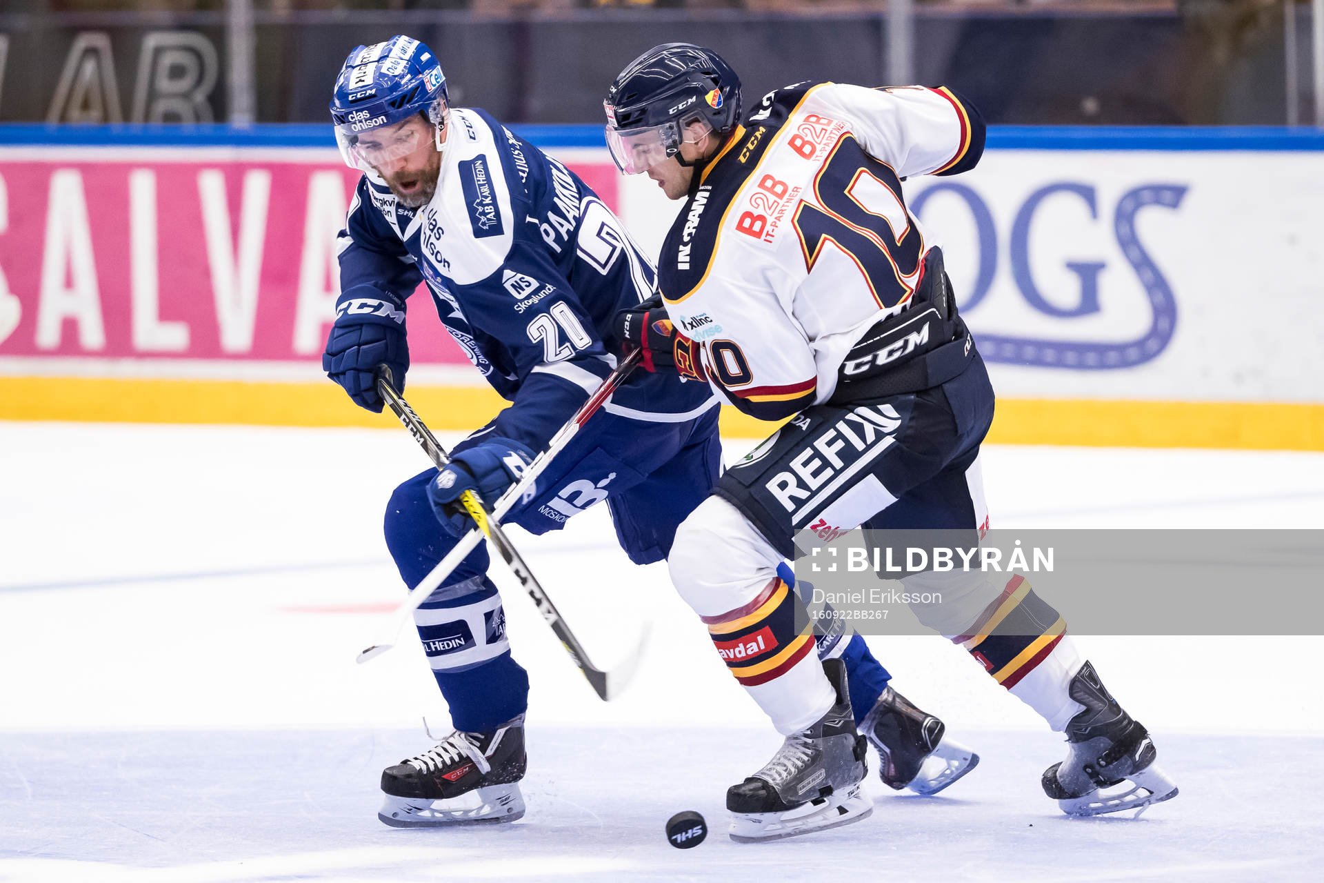 Leksands Tommi Paakkolanvaara Djurgårdens Jeff Tambellini