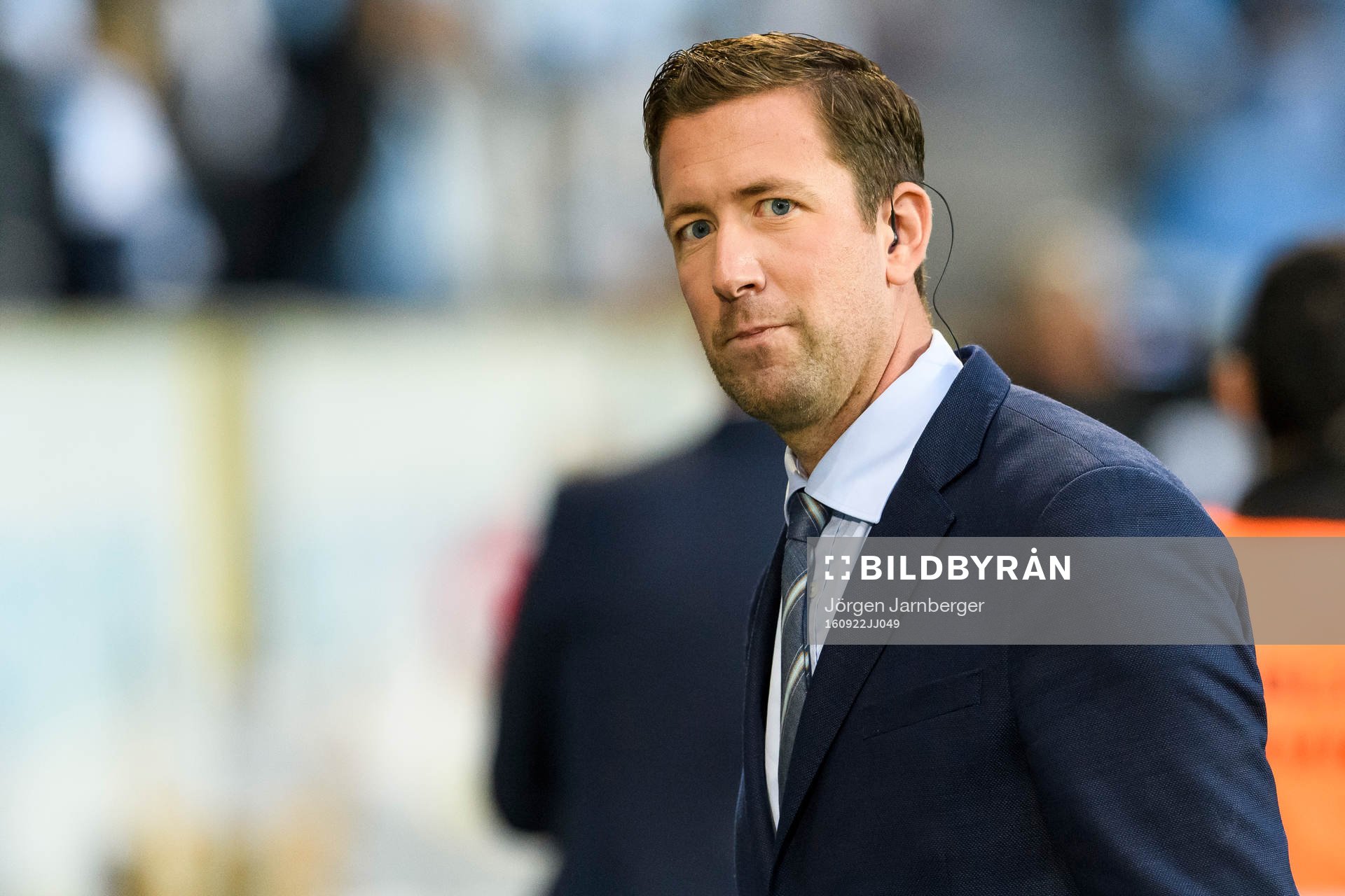 C MOREs Jonas Dahlquist under fotbollsmatchen i Allsvenskan mellan Malmö FF och Elfsborg den 22 september 2016 i Malmö.
