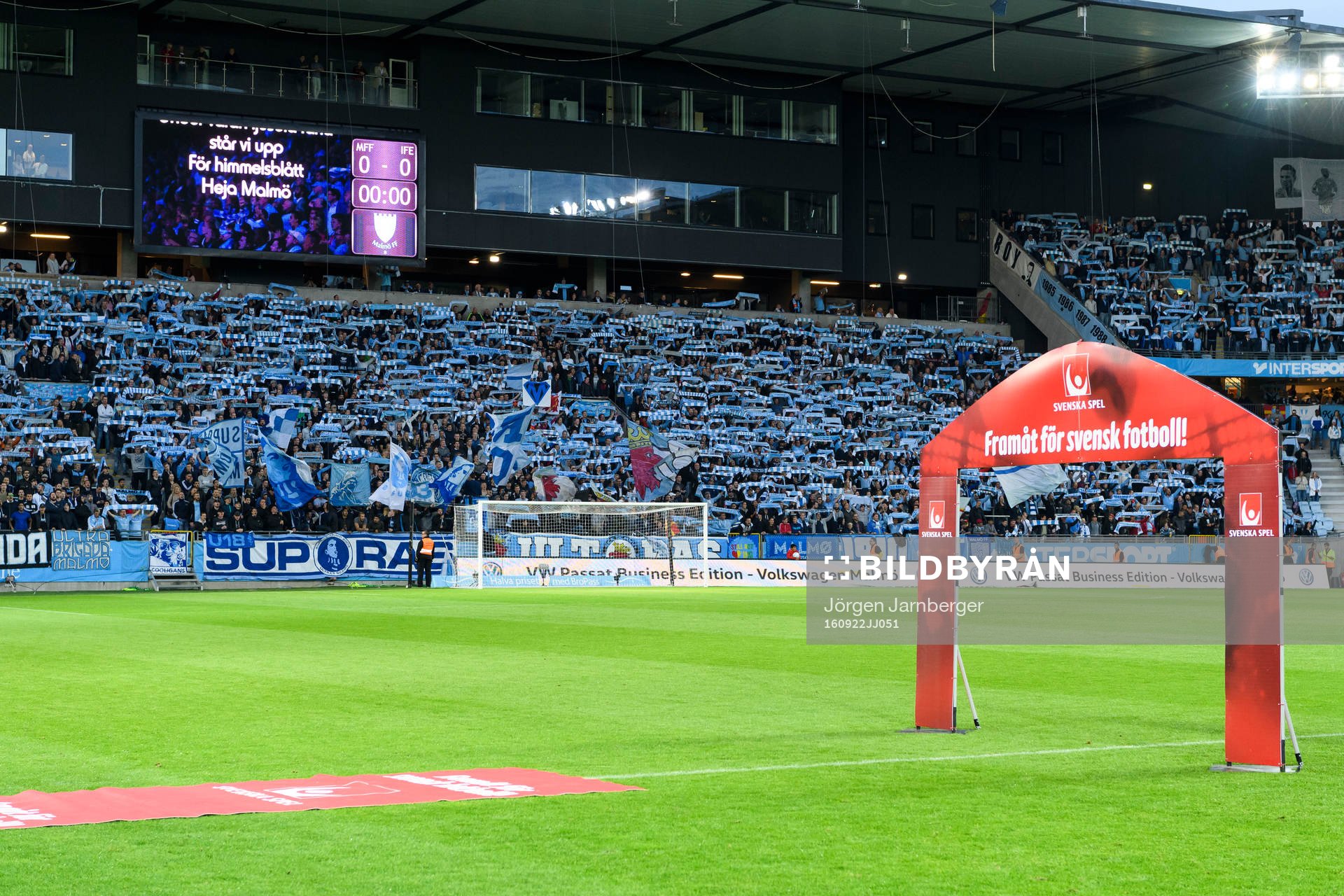 Svenska spels reklam och Malmö FFs supportrar