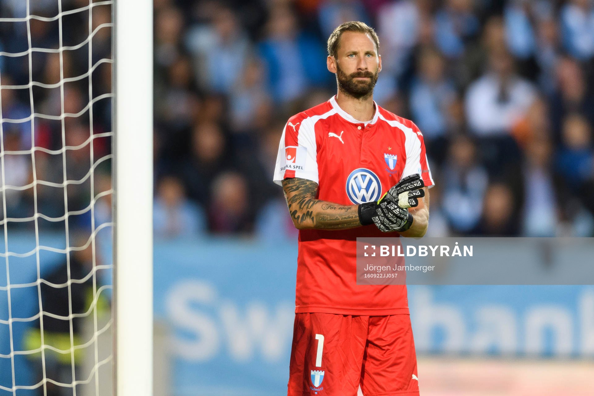 Malmö FFs målvakt Johan Wiland