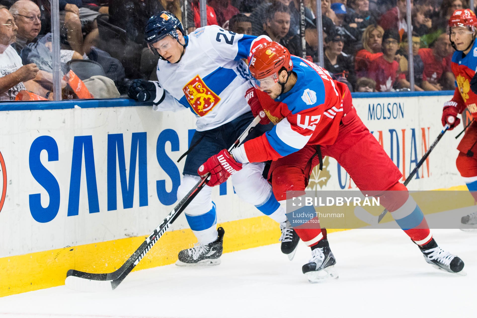 Finlands Ville Pokka och Rysslands Artem Anisimov