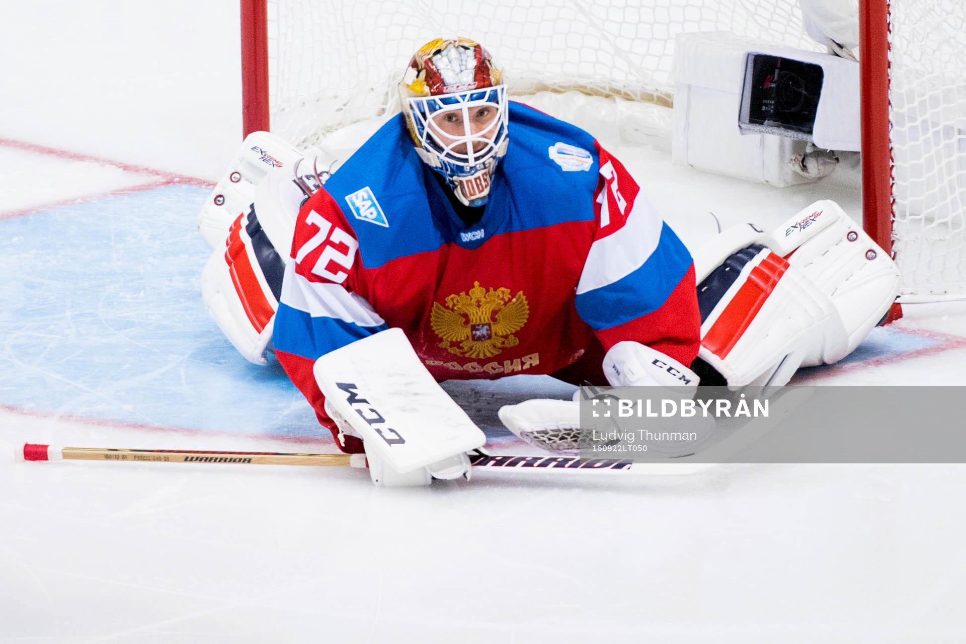 Rysslands målvakt Sergei Bobrovsky