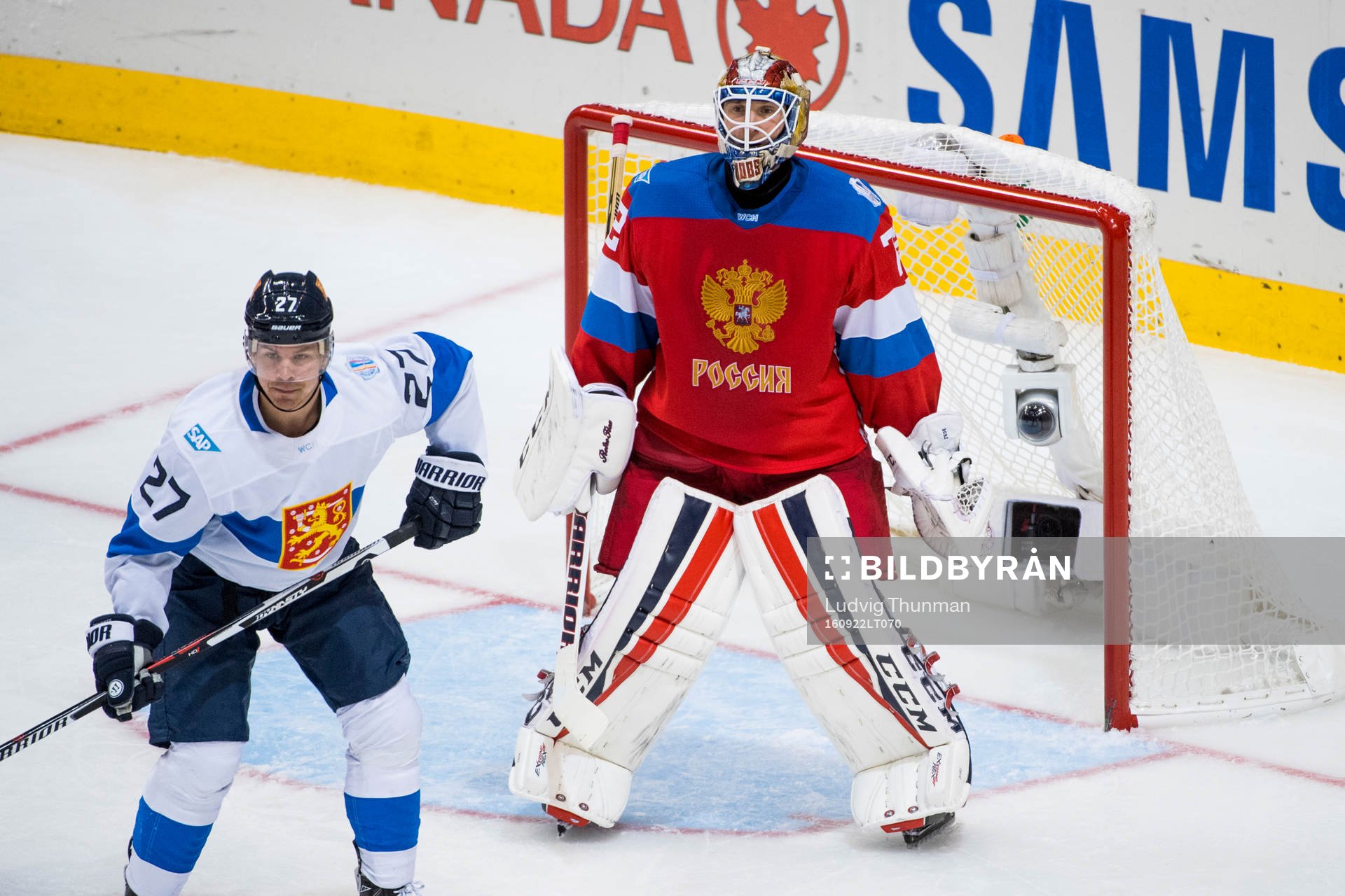Rysslands målvakt Sergei Bobrovsky