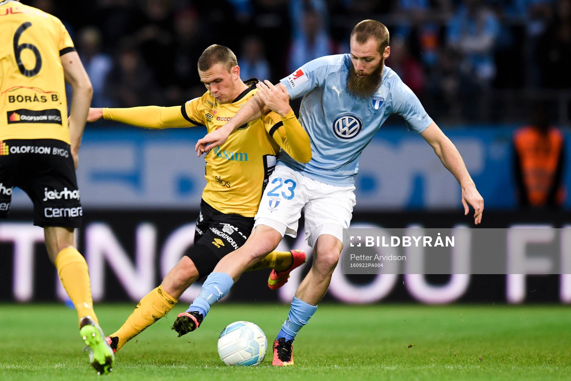 Elfsborgs Jesper Manns och Malmö FFs Jo Inge Berget