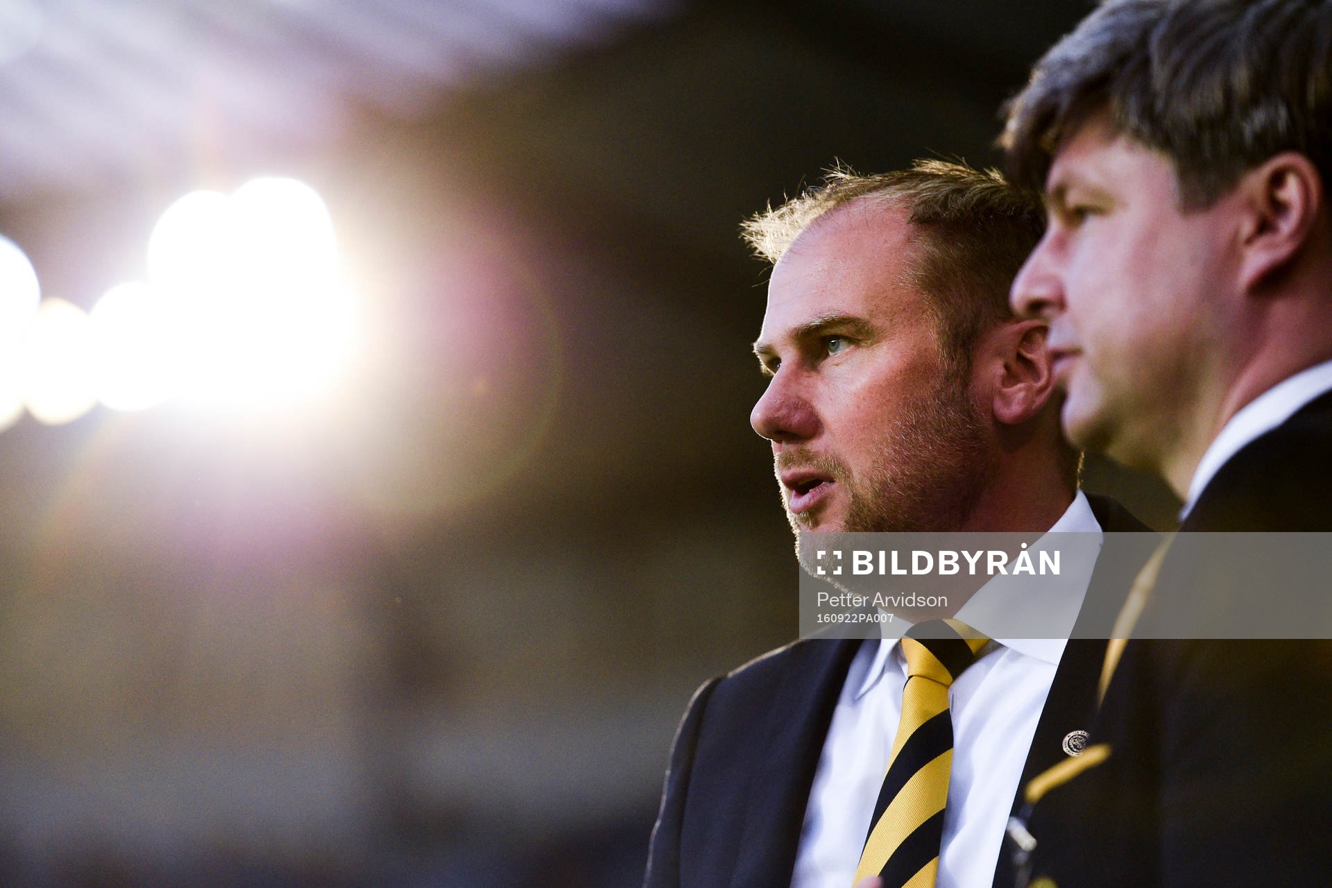 Elfsborgs manager Magnus Haglund och ordförande Bo